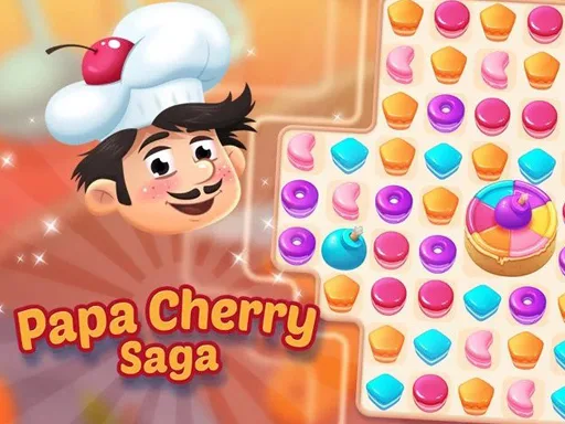 Play Papa Cherry Blast Saga Online