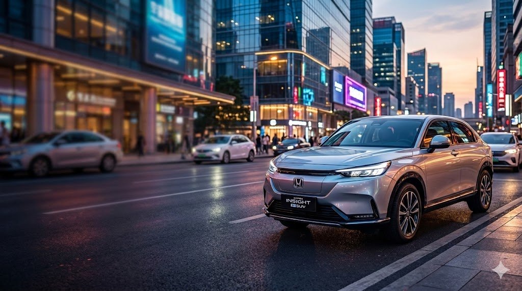 Honda Insight 2026: 500KM रेंज वाली इस नई इलेक्ट्रिक SUV ने मचाया तहलका, लग्जरी फीचर्स देखकर उड़ जाएंगे होश!