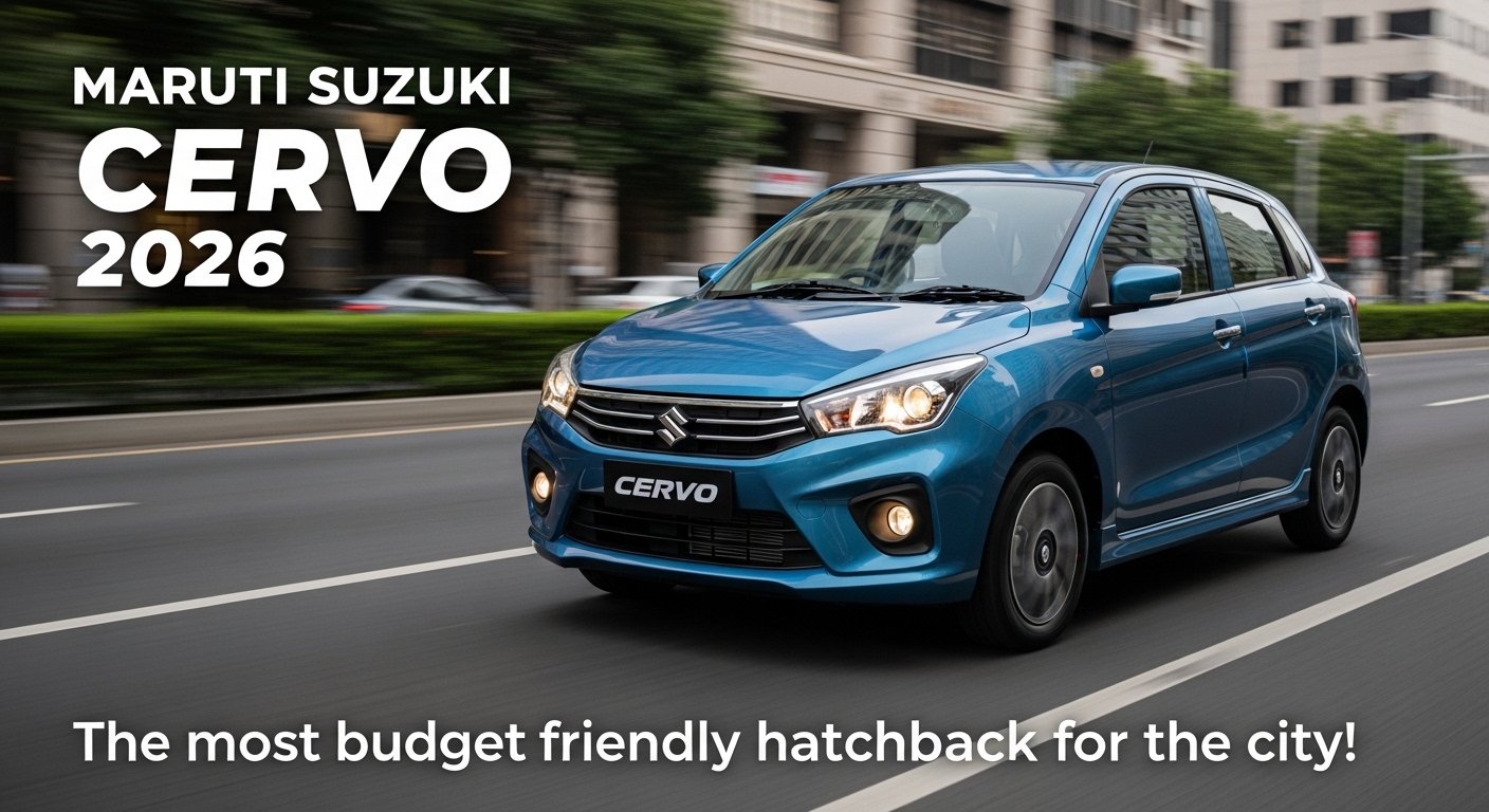 Maruti Suzuki Cervo 2026: शहर के लिए सबसे बजट-फ्रेंडली Hatchback कार की तैयारी!